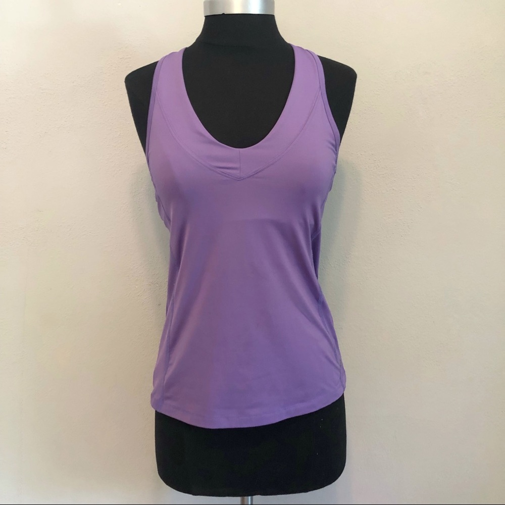 Lija Racerback Keyhole Cut Out Workout Yoga Top